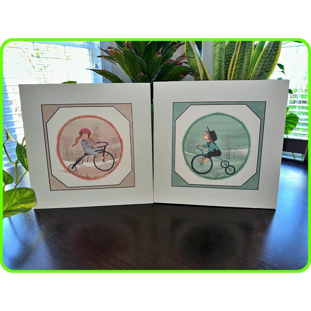 Chuck & Stephanie's Ride by Pat Buckley Moss 1990 & 1992 Signed Prints